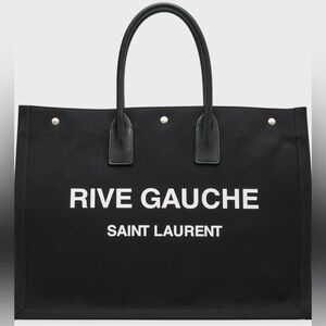 Saint Laurent Rive Gauche Black Tote